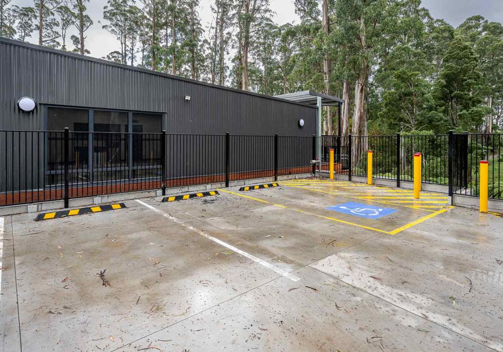 Car park construction in Dandenong, Melbourne