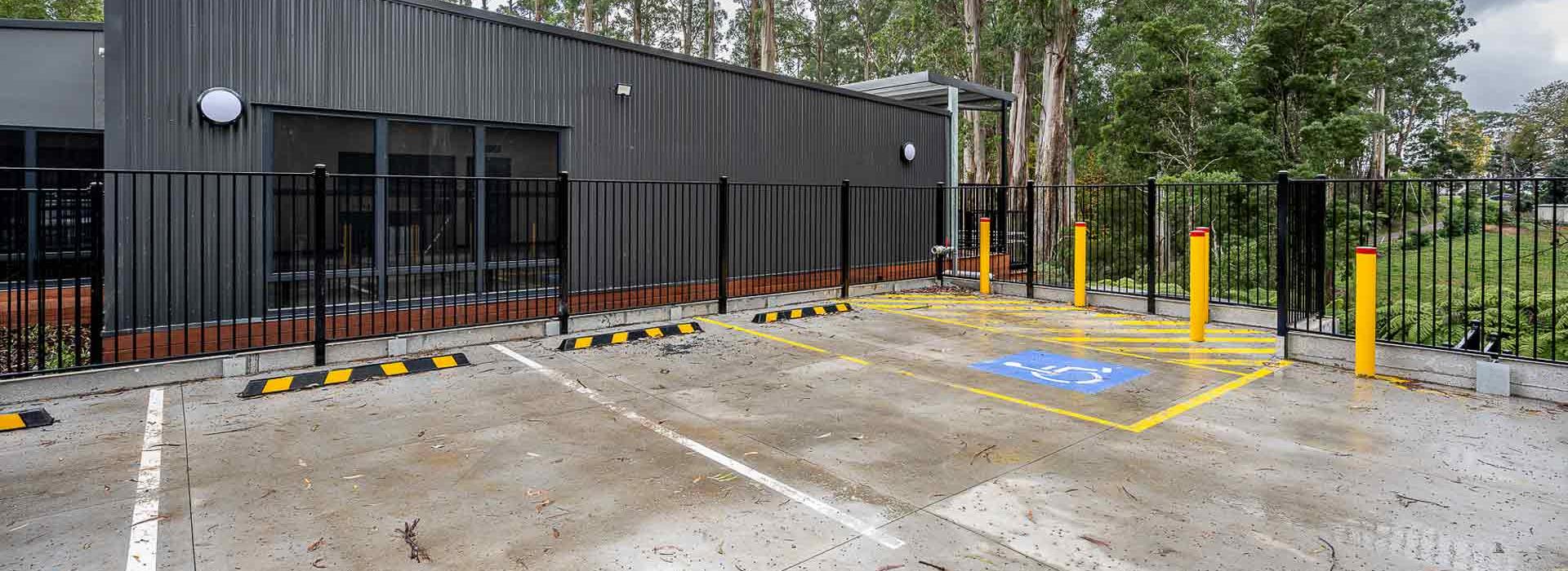 Car park construction in Dandenong, Melbourne