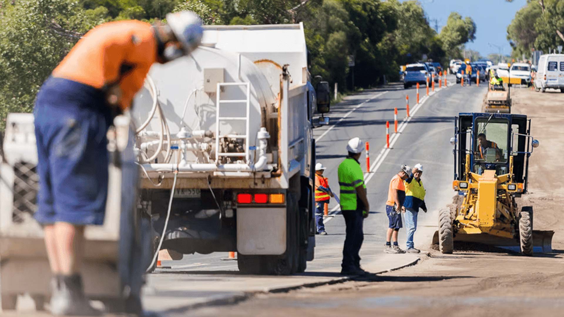 Road construction equipment hire in Geelong
