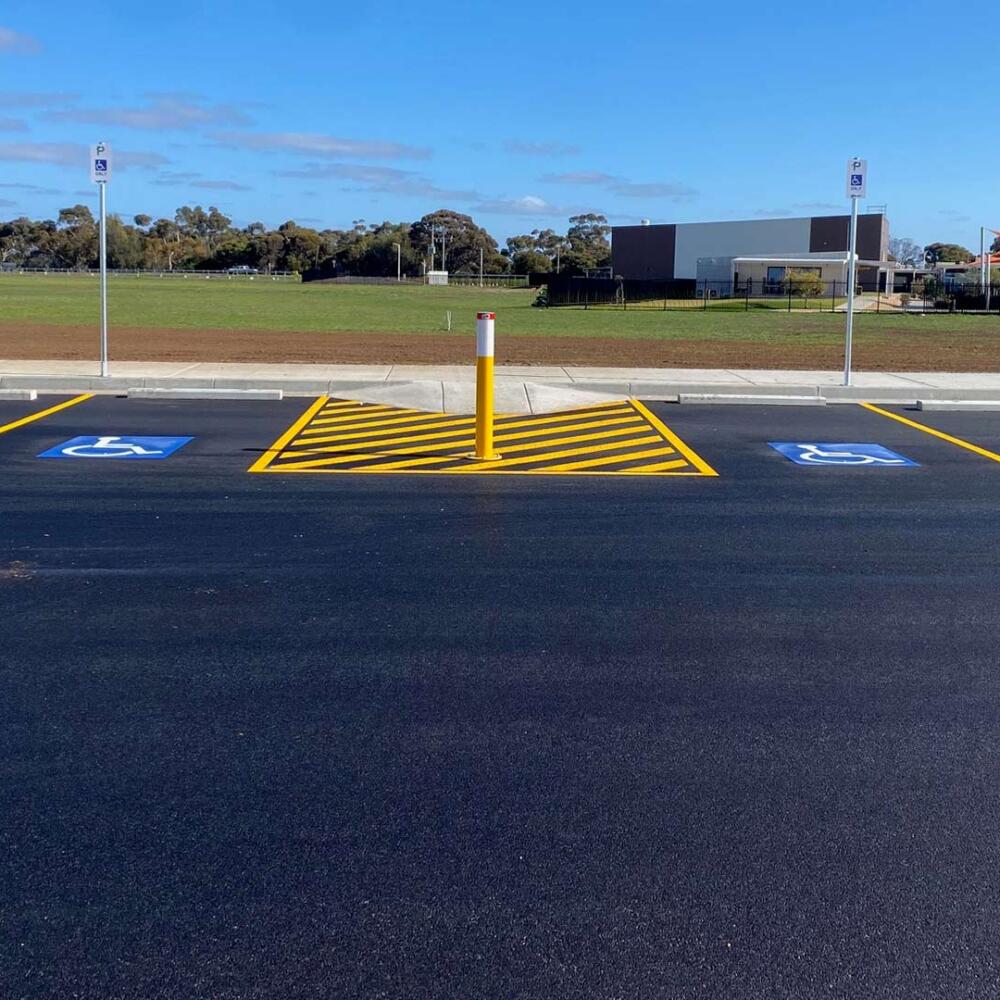 Melton Christian College carpark construction by A&K Tucker Excavations